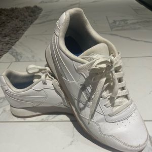 Reebok Princess J95362 Classic Womens Lace Up Athletic Sneaker Shoes White Sz 8